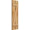 Ekena Millwork Spaced Board-n-Batten Shutters w/Z-Bar, Rough Sawn Western Red Cedar, 11 1/4W x 37H, PR RBS06Z11X037RWR - alternate 5